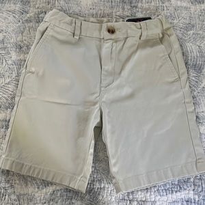 Vineyard vines boys light color khaki shorts